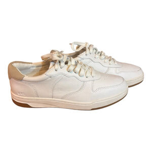 Madewell MWL White Leather & Suede Detail Court Sneakers, 7